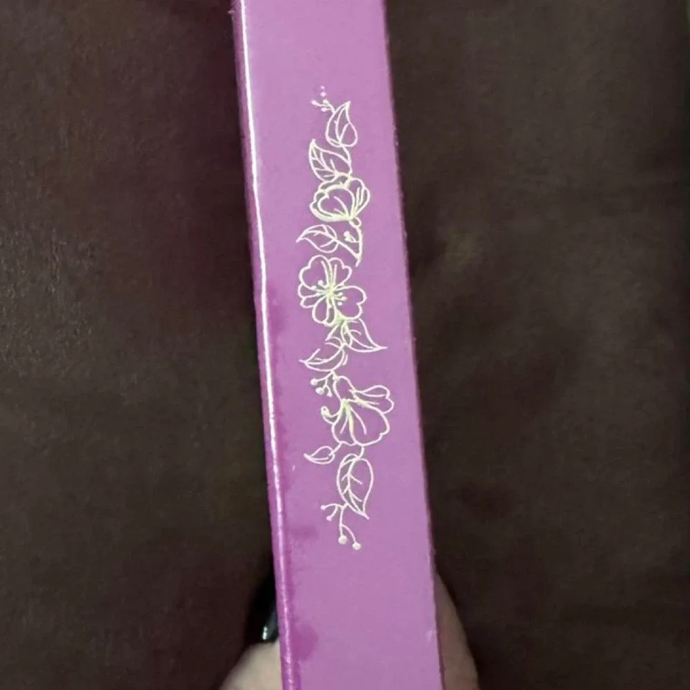 Faux Leather Journal Notebook with Numbered Pages, Purple